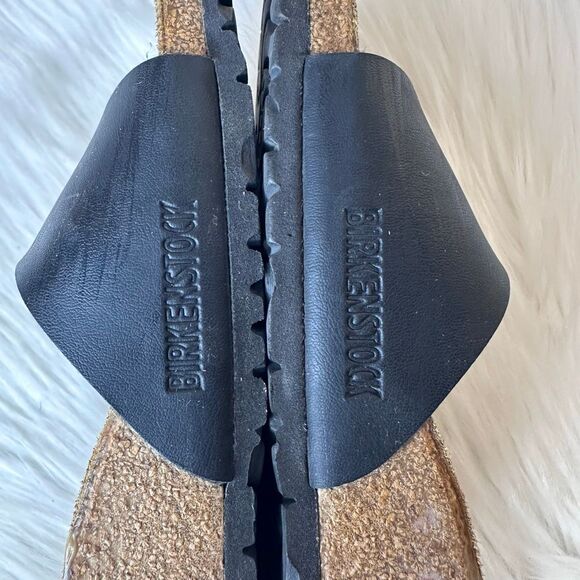 Birkenstock Unisex Madrid Birko-Flor Single-Strap Slide Sandal Size 42 - Picture 10 of 16